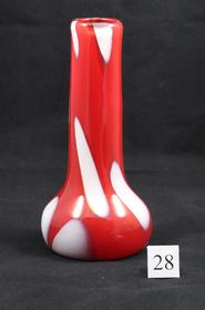 Vase #28 - Red & White 185//280